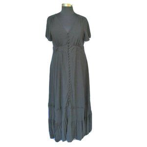 COPY - Torrid Dress Black Size 2 2X Long Tiered Skirt NEW